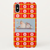 Navy Tuscany Medici Case-Mate iPhone Case (Achterkant)