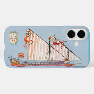 Navy Tuscany Medici iPhone 16 Hoesje