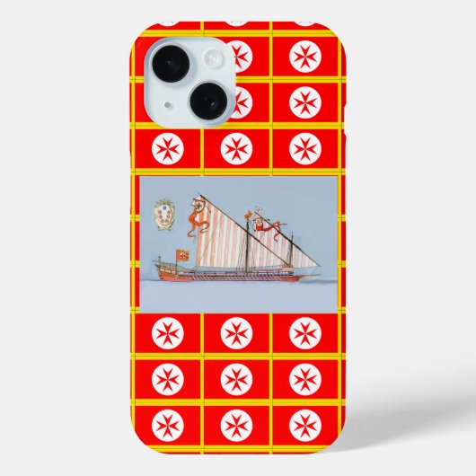 Navy Tuscany Medici Case-Mate iPhone Case (Achterkant)