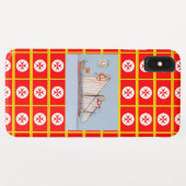 Navy Tuscany Medici Case-Mate iPhone Case (Achterkant (horizontaal))