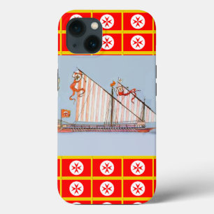 Navy Tuscany Medici iPhone 13 Hoesje
