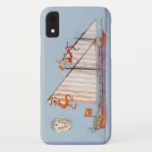 Navy Tuscany Medici Nautical Case-Mate iPhone Case (Achterkant)