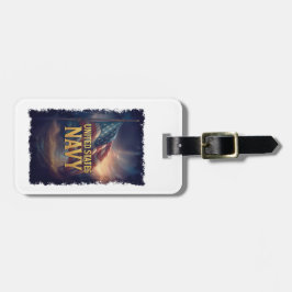 Navy USN VETERAN Bagagelabel