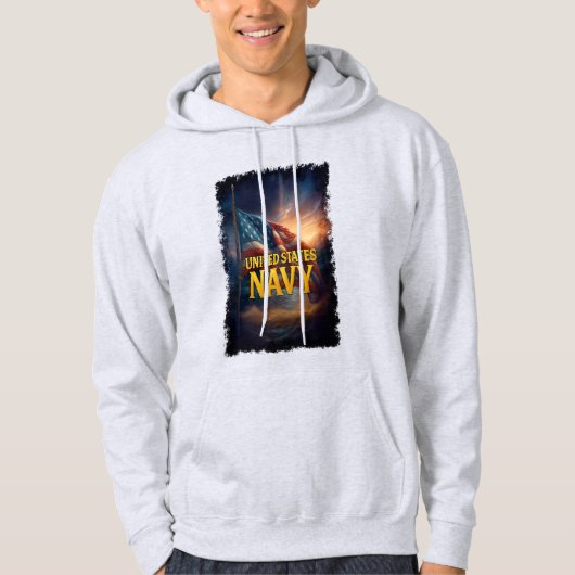Navy - USN - Veteran Hoodie (Voorkant)