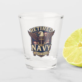 Navy USN Veteran Shot Glas