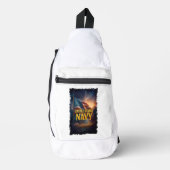 Navy USN Veteran Sling Bag (Voorkant)