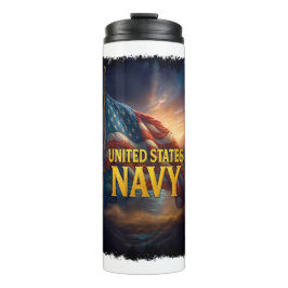 Navy USN Veteran Thermosbeker