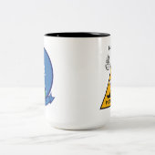 Navy VAP-61 Photo Squadron Coffee Mug Tweekleurige Koffiemok (Center)