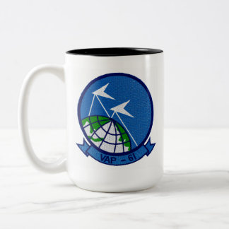 Navy VAP-61 Photo Squadron Coffee Mug Tweekleurige Koffiemok