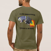 Navy Vet GSE LM2500 w/ 33K HP, T&B-tekenkleur LT T-shirt (Achterkant)