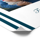 Navy Veteran 4 Photo Celebration of Life Welcome Poster (Hoek)