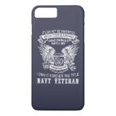 NAVY VETERAN Case-Mate iPhone CASE (Achterkant)