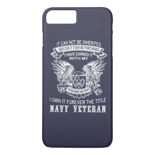 NAVY VETERAN Case-Mate iPhone CASE (Achterkant)