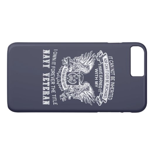 NAVY VETERAN Case-Mate iPhone CASE (Achterkant (Horizontaal))