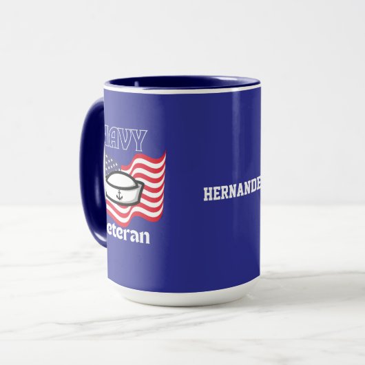 Navy Veteran Mug Mok (Voorkant links)