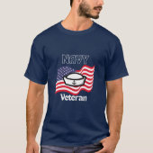 Navy Veteran T-Shirt (Voorkant)