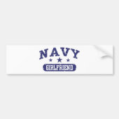 Navy Vriendin Bumpersticker (Voorkant)