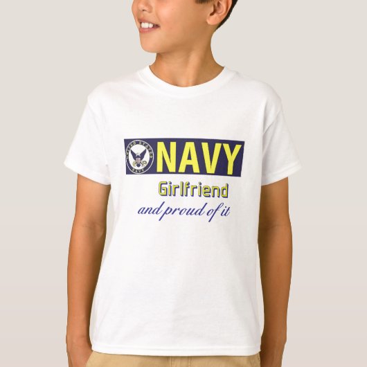 Navy Vriendin T-shirt (Voorkant)