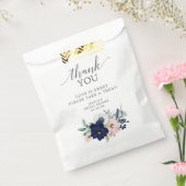 Navy Vrijgezellenfeest Favor Bag Love is Sweet Bedankzakje (Gezegeld)