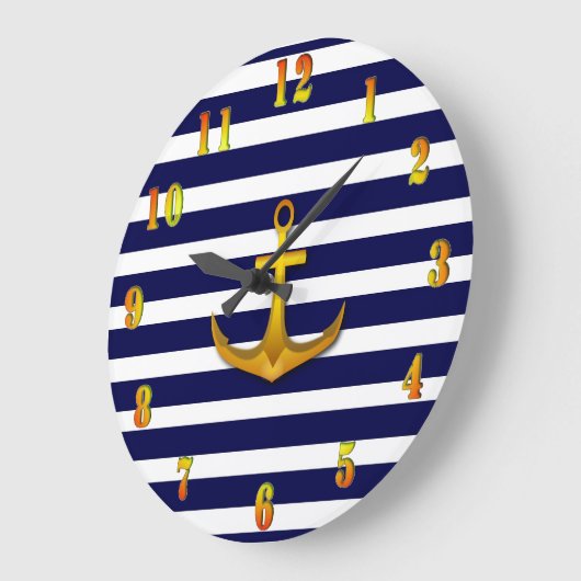 Navy Wall klok (Hoek)