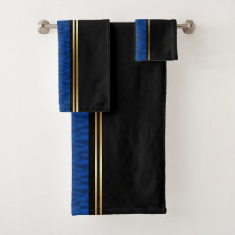 Navy Water Bad Handdoek