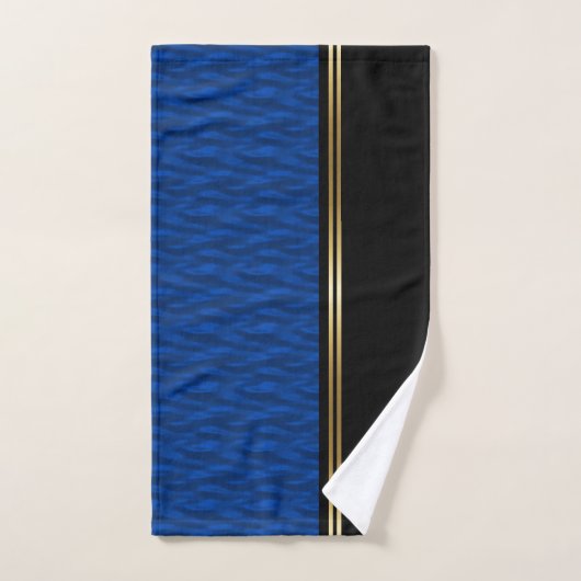Navy Water Bad Handdoek (Handdoek)