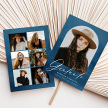 Navy Waterverf Arch 7 Photo Collage Afstuderen