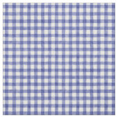Navy Waterverf Gingham Fabric Stof (Swatch)