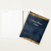 Navy Waterverf met Gold Planner (Display)