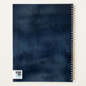 Navy Waterverf met Gold Planner (Achterkant)