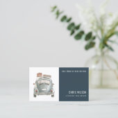 NAVY WATERVERF TAXI HIRING CAB DRIVER SERVICE VISITEKAARTJE (Staand voorkant)