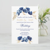 Navy Wedding by the Pigeon Letters, quinceanera (Staand voorkant)
