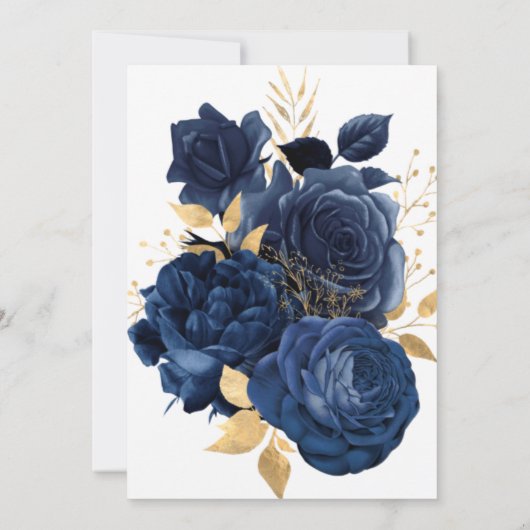 Navy Wedding by the Pigeon Letters, quinceanera (Achterkant)