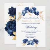 Navy Wedding by the Pigeon Letters, quinceanera (Voorkant / Achterkant)