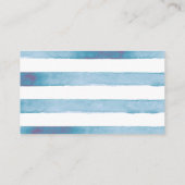 Navy Whale Nautical Baby shower Luier Raffle Informatiekaartje (Achterkant)