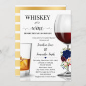 Navy whisky en wijn voordat ik koppels douche kaart (Voorkant / Achterkant)