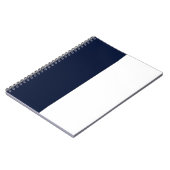 Navy & White CUSTOM Notitieboek (Linkerzijde)