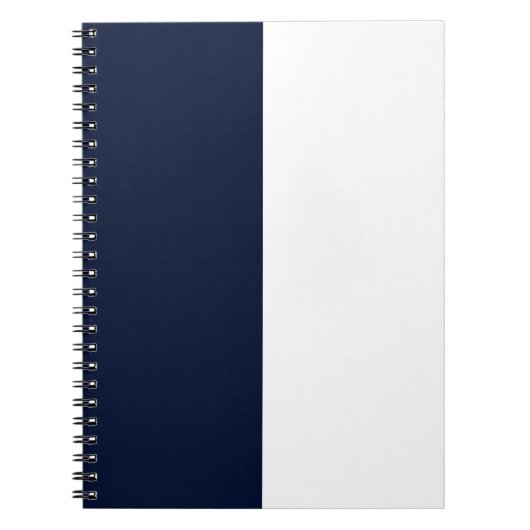 Navy & White CUSTOM Notitieboek (Voorkant)