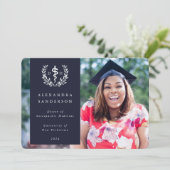 Navy+White Doctor in de osteopathische geneeskunde Aankondiging (Staand voorkant)