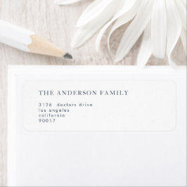 Navy White Elegant Classic Wedding Etiket