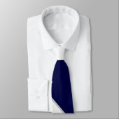 Navy White en Silver Stropdas (Gebonden)