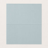 NAVY WHITE FLORAL FIRST HOLY COMMUNION PLACE CARD KAART (Binnenkant ongevouwen)