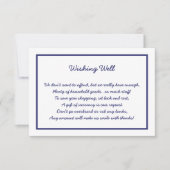 Navy White Lijst die een kaart wenst te aanvragen (Voorkant)