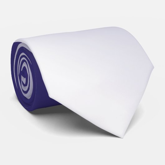 Navy White Ombre Stropdas (Opgerold)