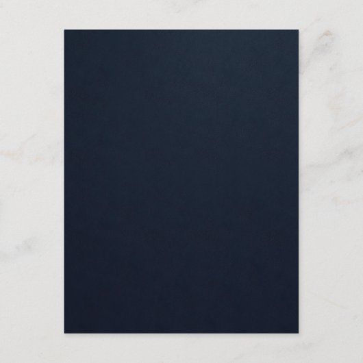 NAVY & WHITE VELVET VERGETEN UW LOGO WERKSHOP RSVP INFORMATIEKAARTJE (Achterkant)