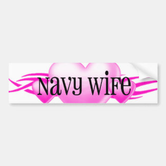 Navy Wife Bumpersticker