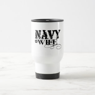 Navy WIFE Reisbeker