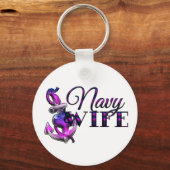 Navy Wife Sleutelhanger (Voorkant)
