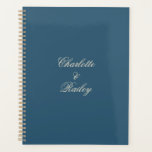 Navy Wit Bruiloft Planner<br><div class="desc">Marine Witte Bruiloft Planner</div>