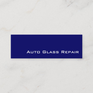 Navy witte Auto Glass Reparatie visitekaartjes
